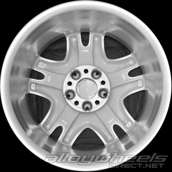 Mercedes Ankaa [211-17] Standard Silver with High Sheen Alloy Wheel Product Image #2