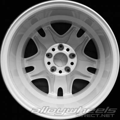Mercedes Ankaa [211-16] Titanium Silver with High Sheen Alloy Wheel Product Image #2