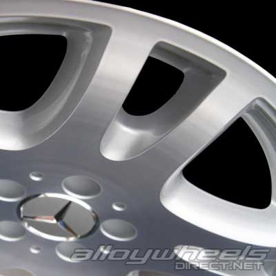 Mercedes Ankaa [211-16] Titanium Silver with High Sheen Alloy Wheel Product Image #3