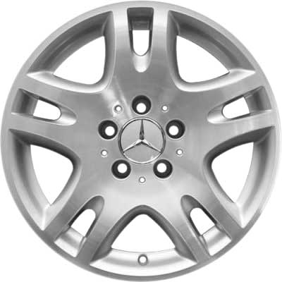Mercedes Ankaa [211-16] Titanium Silver with High Sheen Alloy Wheel Product Image #1
