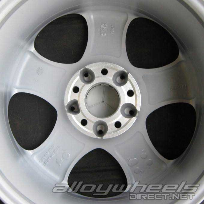 Mercedes Alhena [210-17] Standard Silver with High Sheen Alloy Wheel Product Image #3
