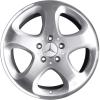 Mercedes Alhena [210-17] Standard Silver with High Sheen Wheel Img 1