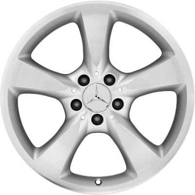 Mercedes Lalande [230-18] Standard Silver with High Sheen Alloy Wheel Product Image #1