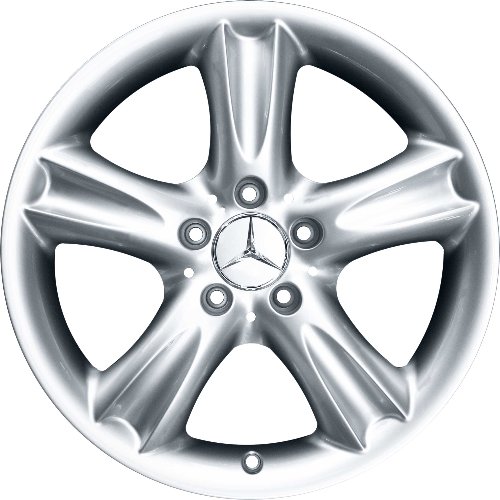 Mercedes Saiph [209-17] Titanium Silver Alloy Wheel Product Image #1