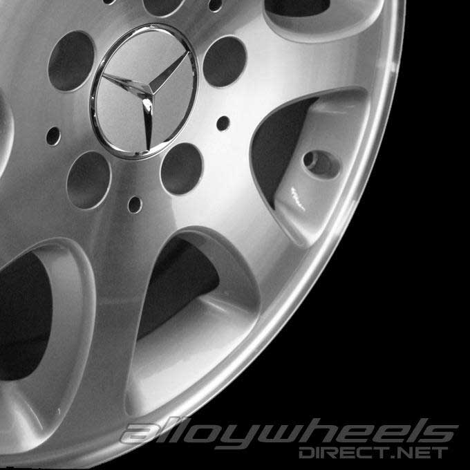 Mercedes Cygnus [209-16] Standard Silver with High Sheen Alloy Wheel Product Image #3