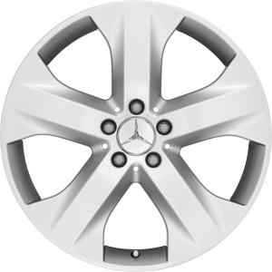 19" Mercedes 5 Spoke [164-19] Titanium Silver alloy wheel