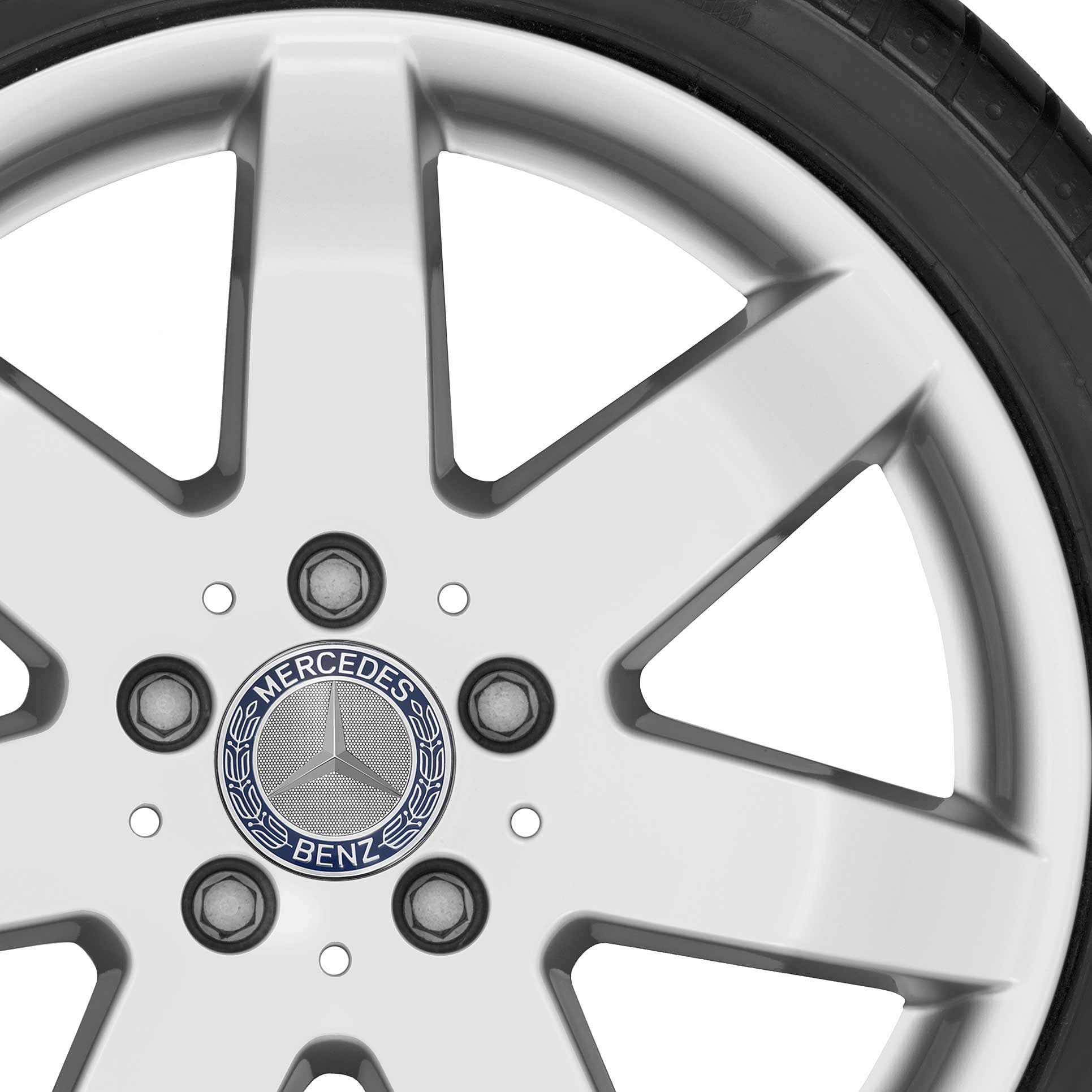 Mercedes 7 Spoke [164-17] Titanium Silver Alloy Wheel Product Image #2