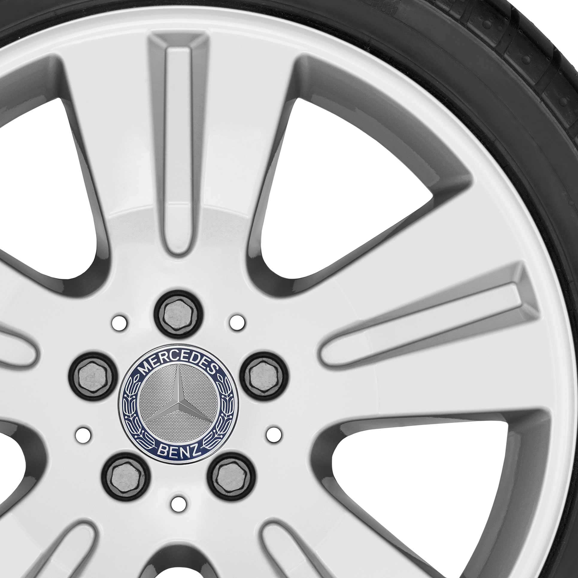 Mercedes 5 Double Spoke [164-18] Titanium Silver Alloy Wheel Product Image #2