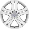 Mercedes 5 Double Spoke [164-19] Titanium Silver Wheel Img 1
