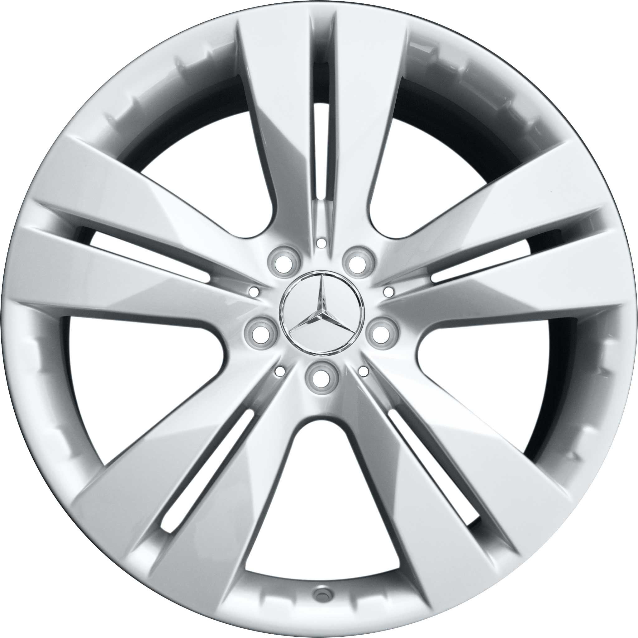Mercedes 5 Twin Spoke [164-20] Titanium Silver Alloy Wheel Product Image #1