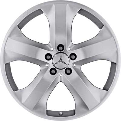 Mercedes 5 Spoke [164-19] Titanium Silver Alloy Wheel Product Image #1