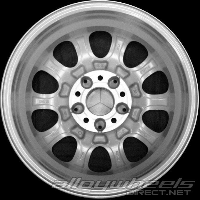 Mercedes Gienah [168-15] Standard Silver Alloy Wheel Product Image #2