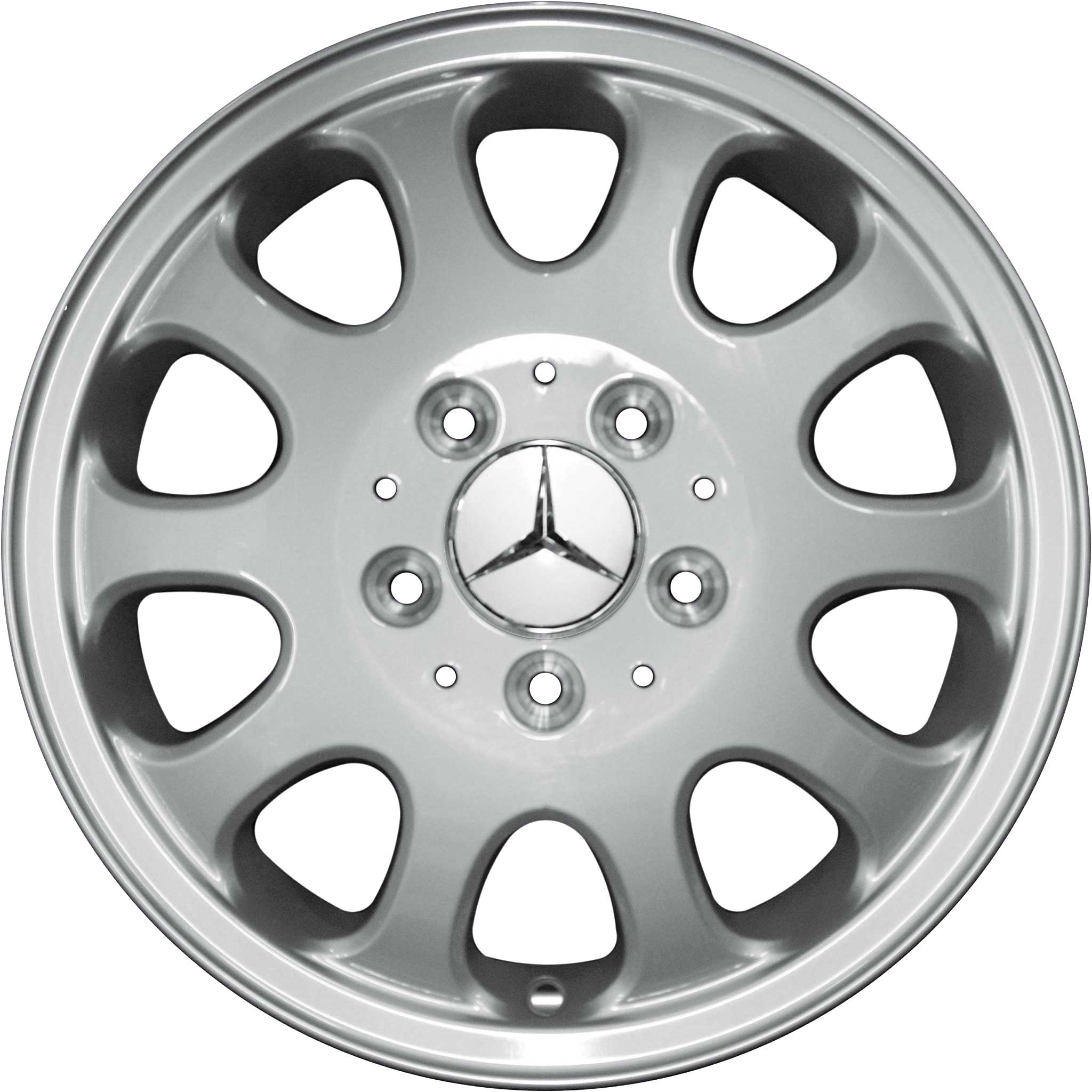 Mercedes Gienah [168-15] Standard Silver Alloy Wheel Product Image #1