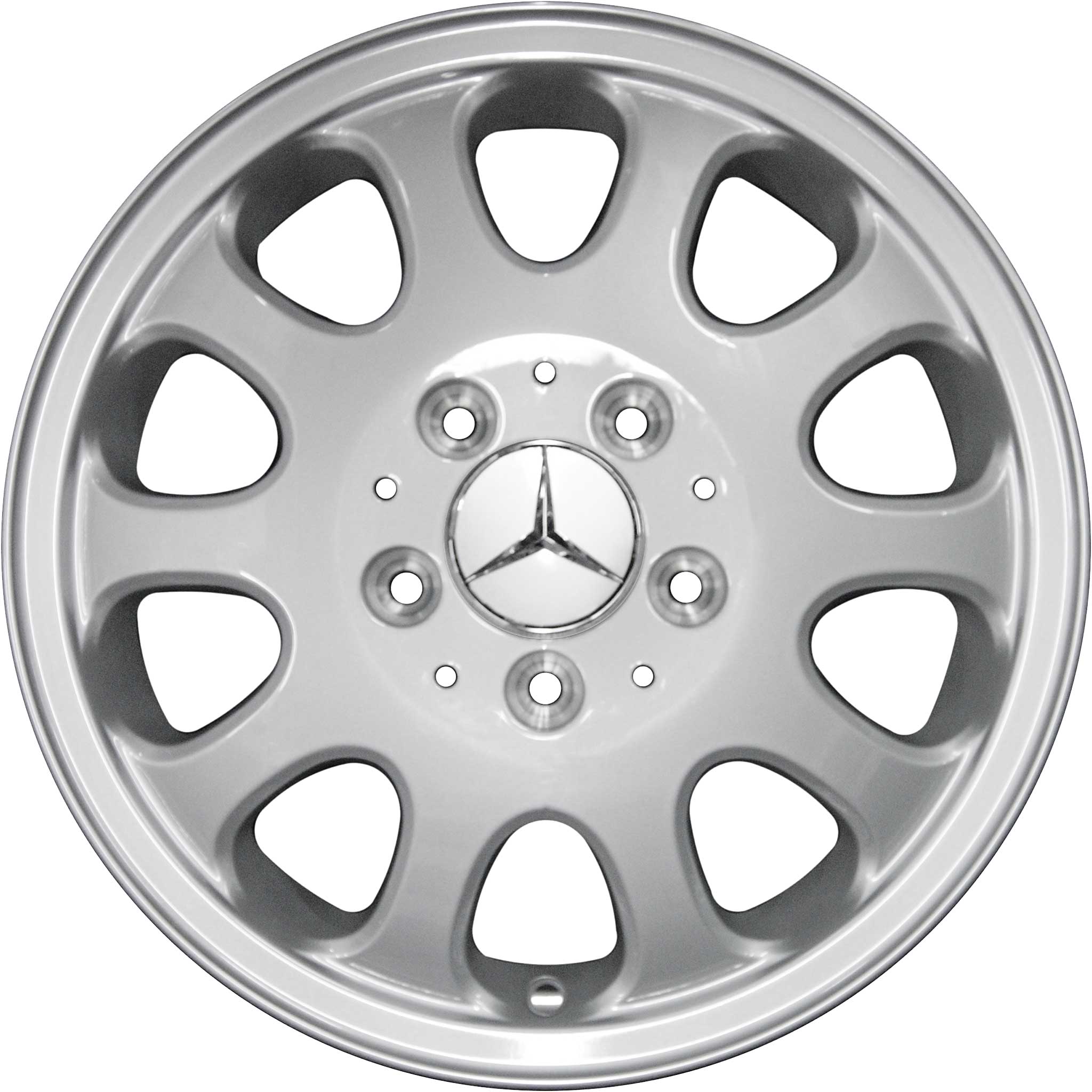 Mercedes Gienah [168-16] Standard Silver Alloy Wheel Product Image #1