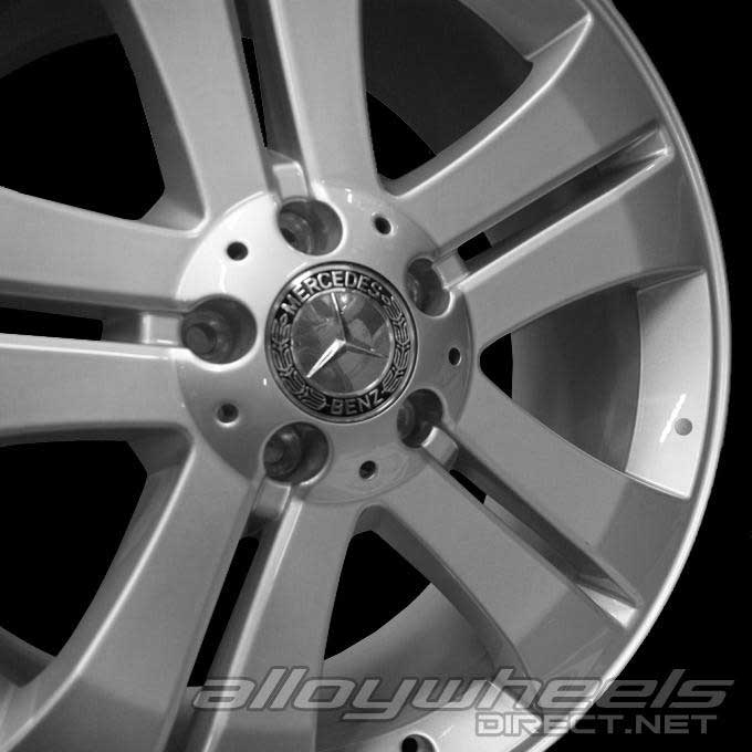 Mercedes 5 Twin Spoke [164-19] Titanium Silver Alloy Wheel Product Image #3