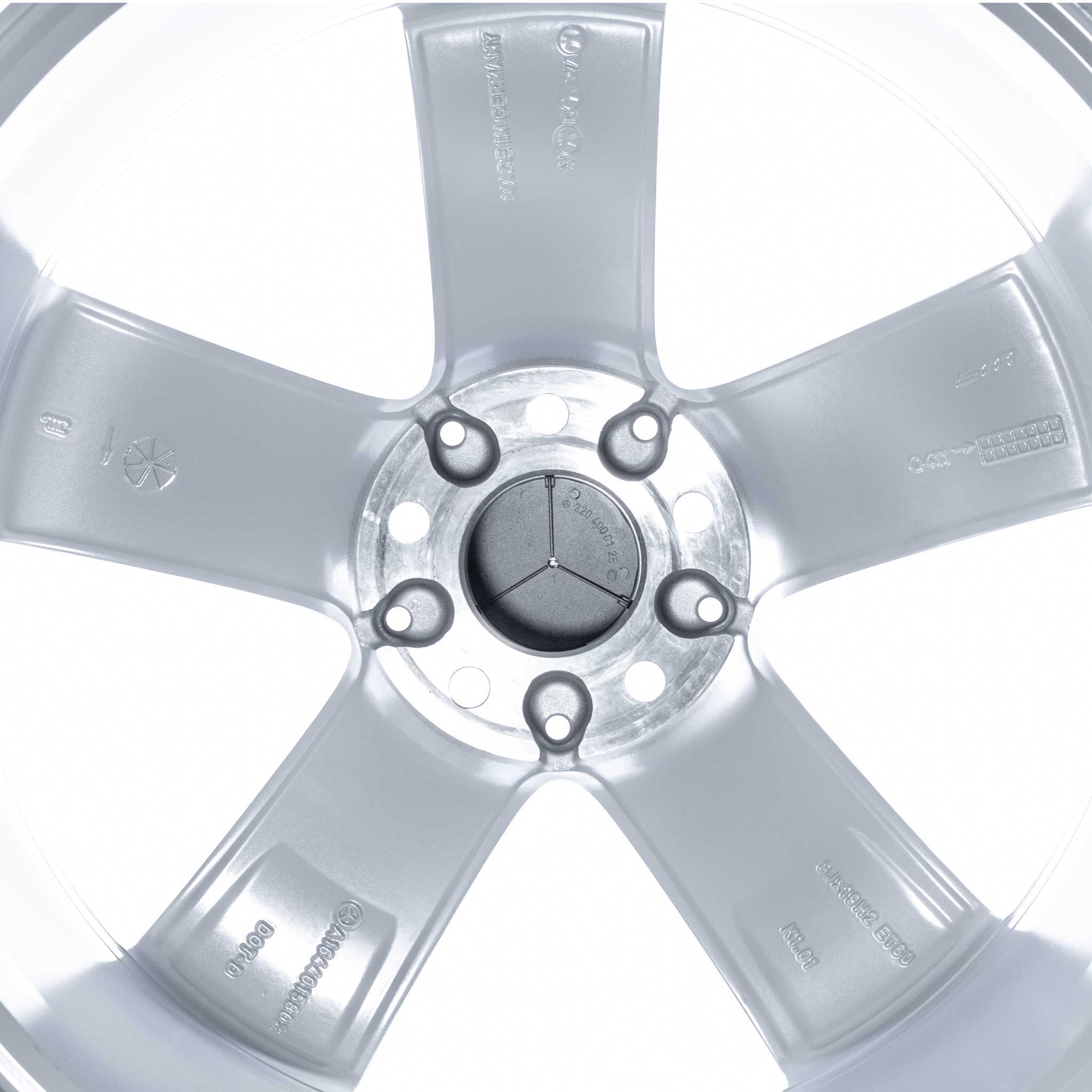 Mercedes Klemola [164-19] Sterling Silver Alloy Wheel Product Image #3