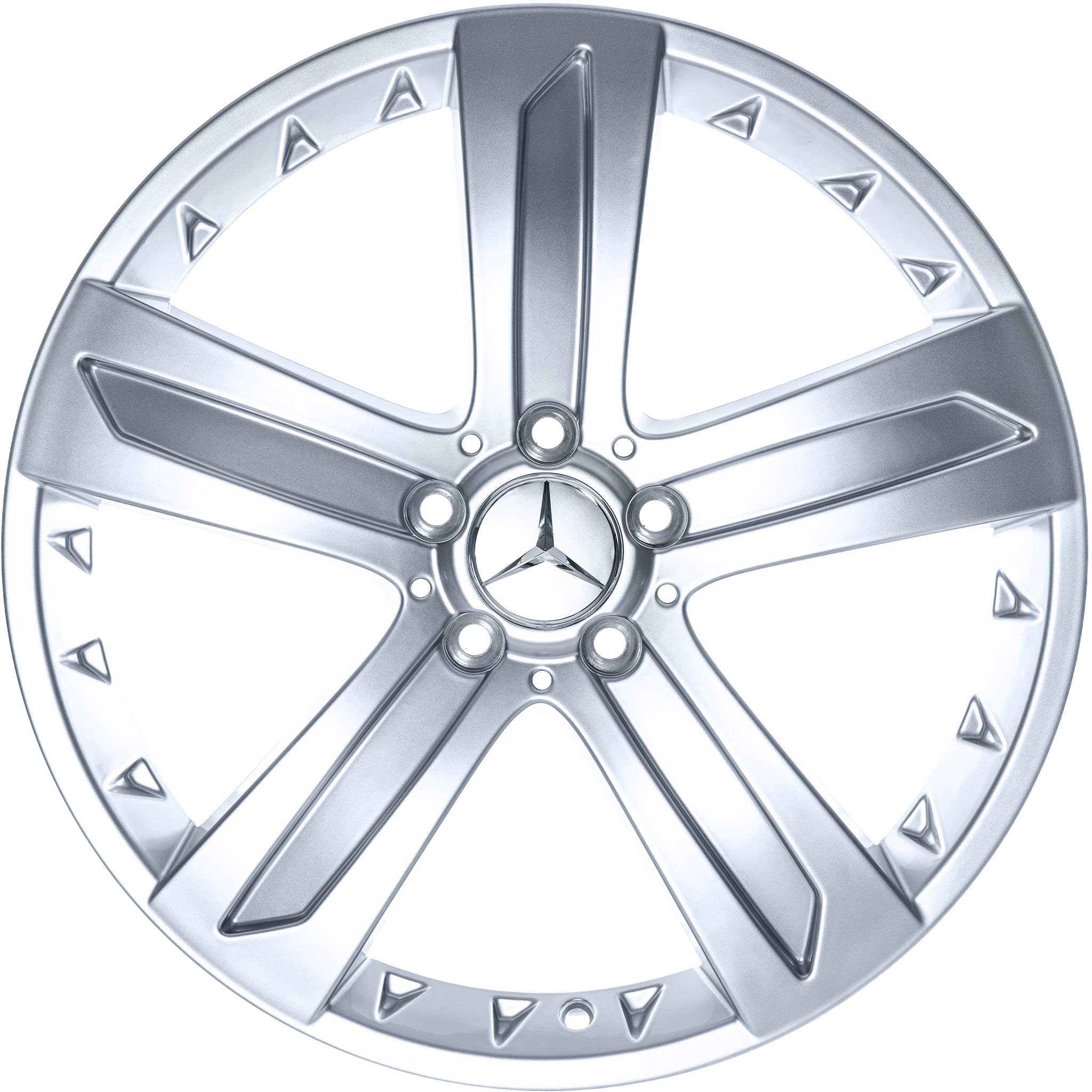 Mercedes Klemola [164-19] Sterling Silver Alloy Wheel Product Image #1
