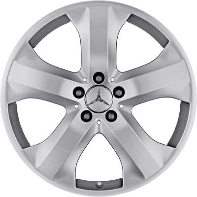 Mercedes 5 Spoke [164-19] Titanium Silver Alloy Wheel Product Image #1