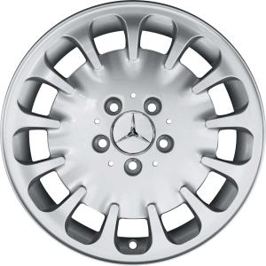 Mercedes Yilduz [211-17] Standard Silver with High Sheen Alloy Wheel - Sizes 17in