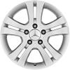 Mercedes 5 Double Spoke [169-16] Sterling Silver Wheel Img 1