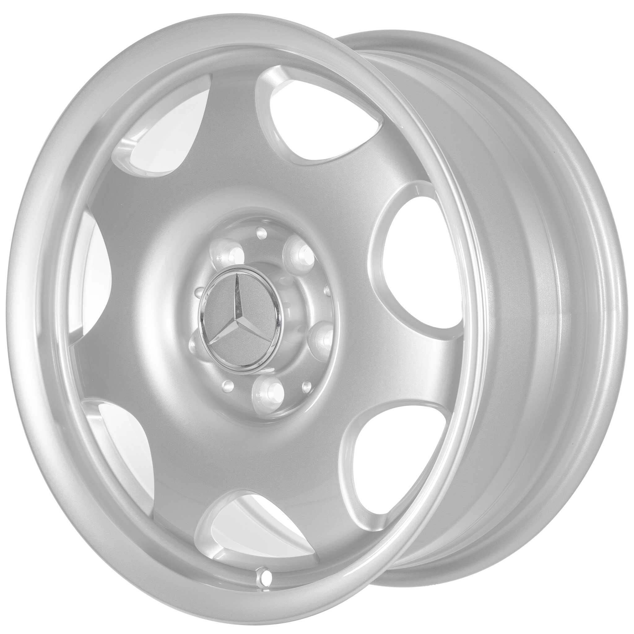 Mercedes Toliman [211-16] Titanium Silver Alloy Wheel Product Image #2