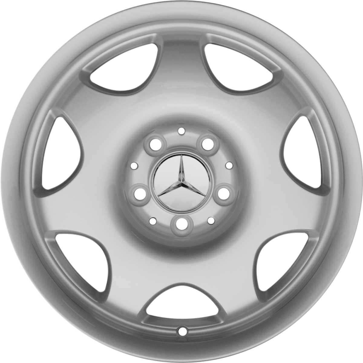 Mercedes Toliman [211-16] Titanium Silver Alloy Wheel Product Image #1