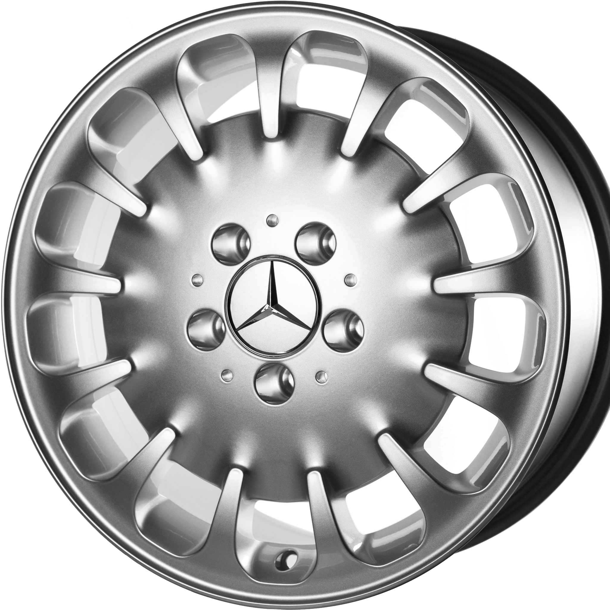 Mercedes Yilduz [211-16] Titanium Silver Alloy Wheel Product Image #2