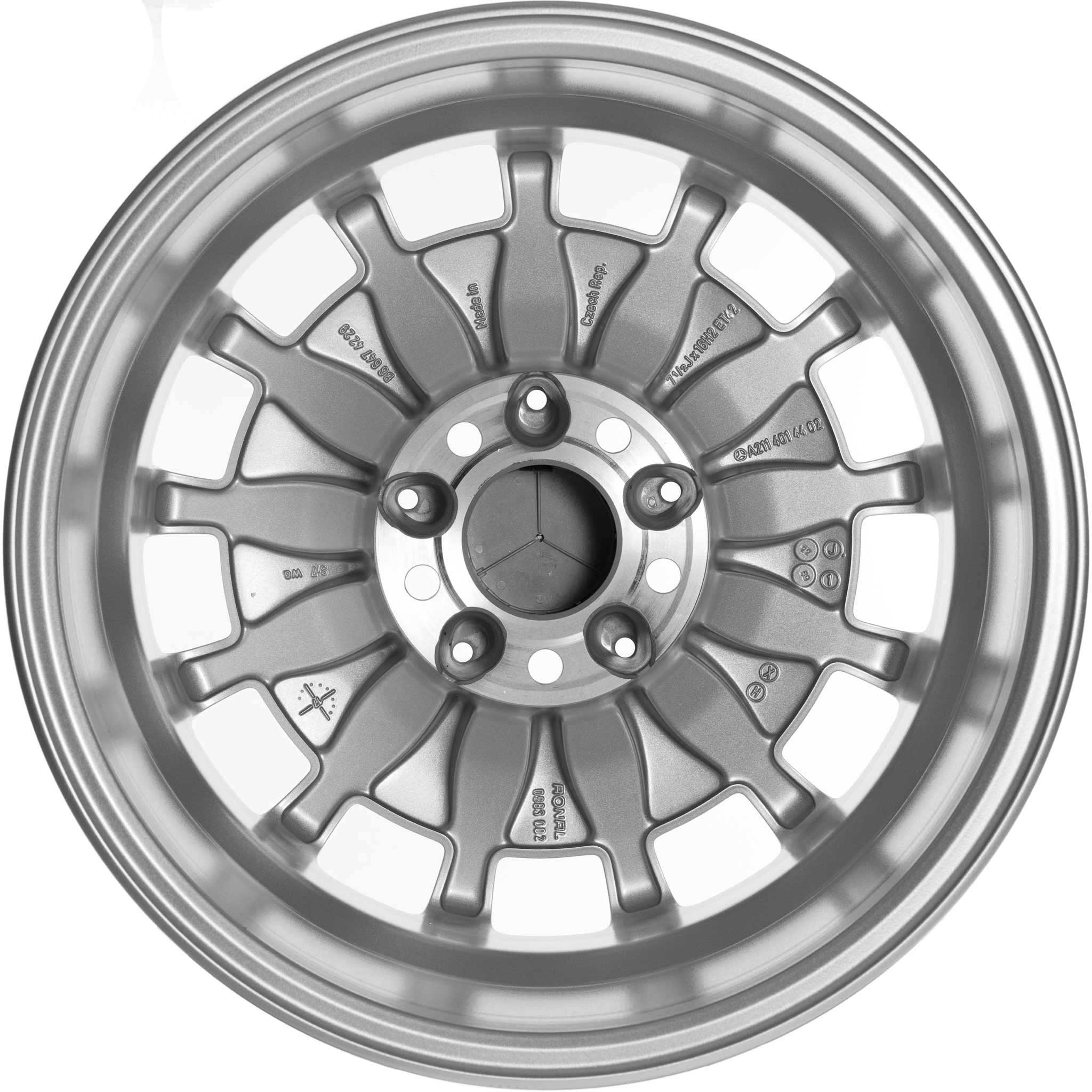 Mercedes Yilduz [211-16] Titanium Silver Alloy Wheel Product Image #3