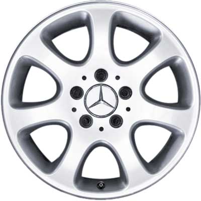 Mercedes Cygnus [209-16] Titanium Silver Alloy Wheel Product Image #1