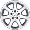 Mercedes Cygnus [209-16] Titanium Silver Wheel Img 1