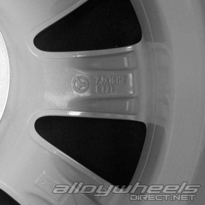 Mercedes 9 Spoke [209-16] Titanium Silver Alloy Wheel Product Image #3