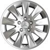 Mercedes 9 Spoke [209-16] Titanium Silver Wheel Img 1