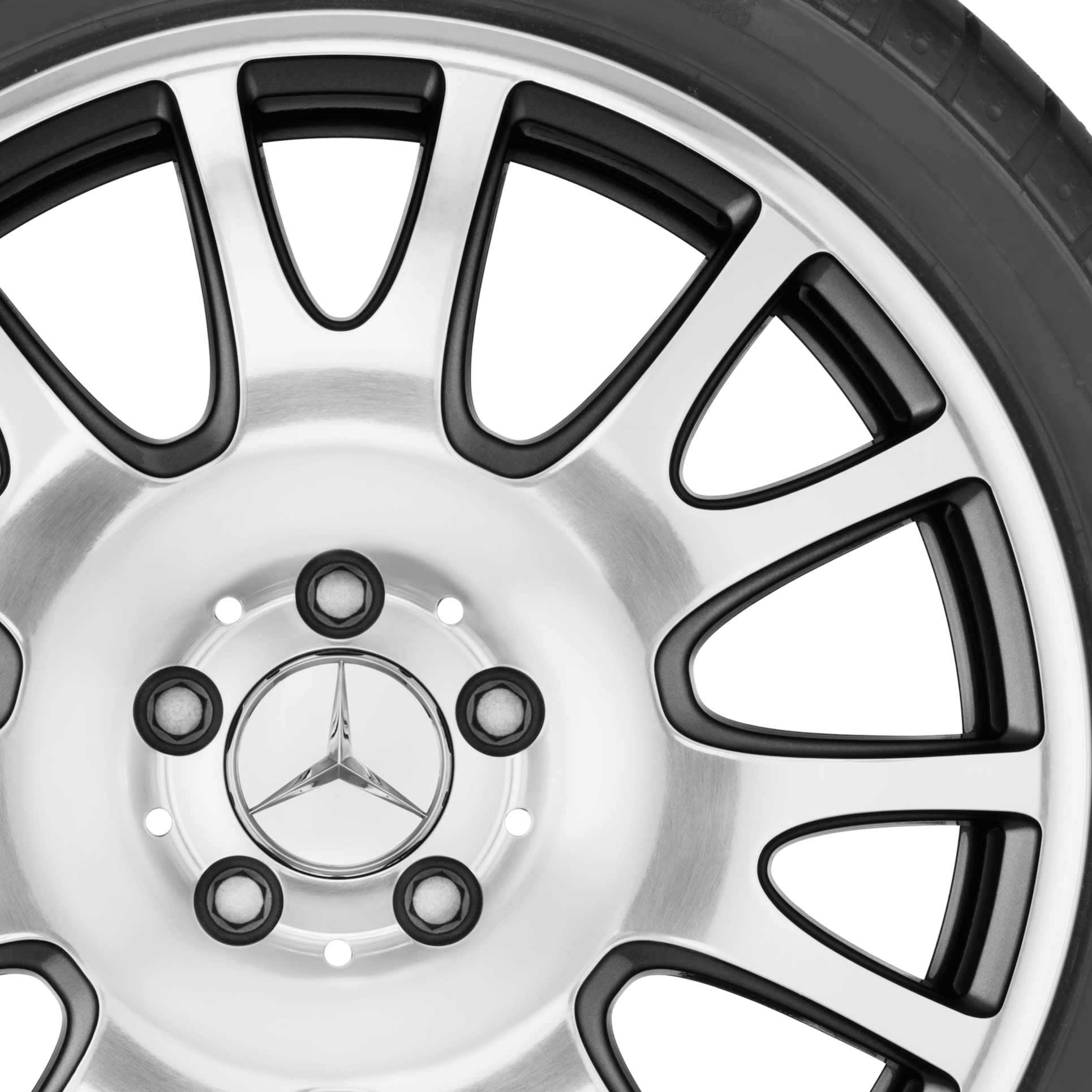 Mercedes Alresha [211-18] Himalaya Grey with High Sheen Alloy Wheel Product Image #2