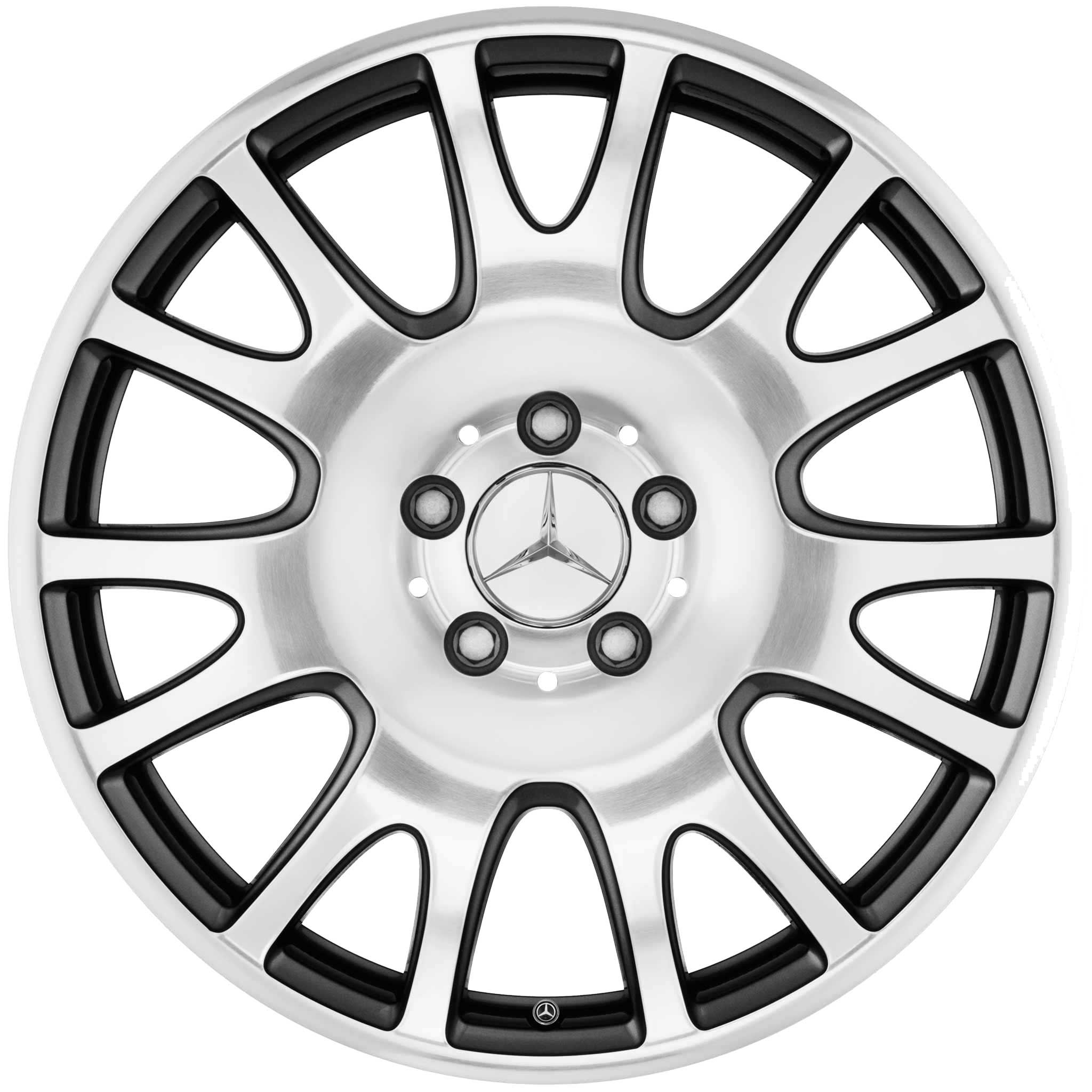 Mercedes Alresha [211-18] Himalaya Grey with High Sheen Alloy Wheel Product Image #1