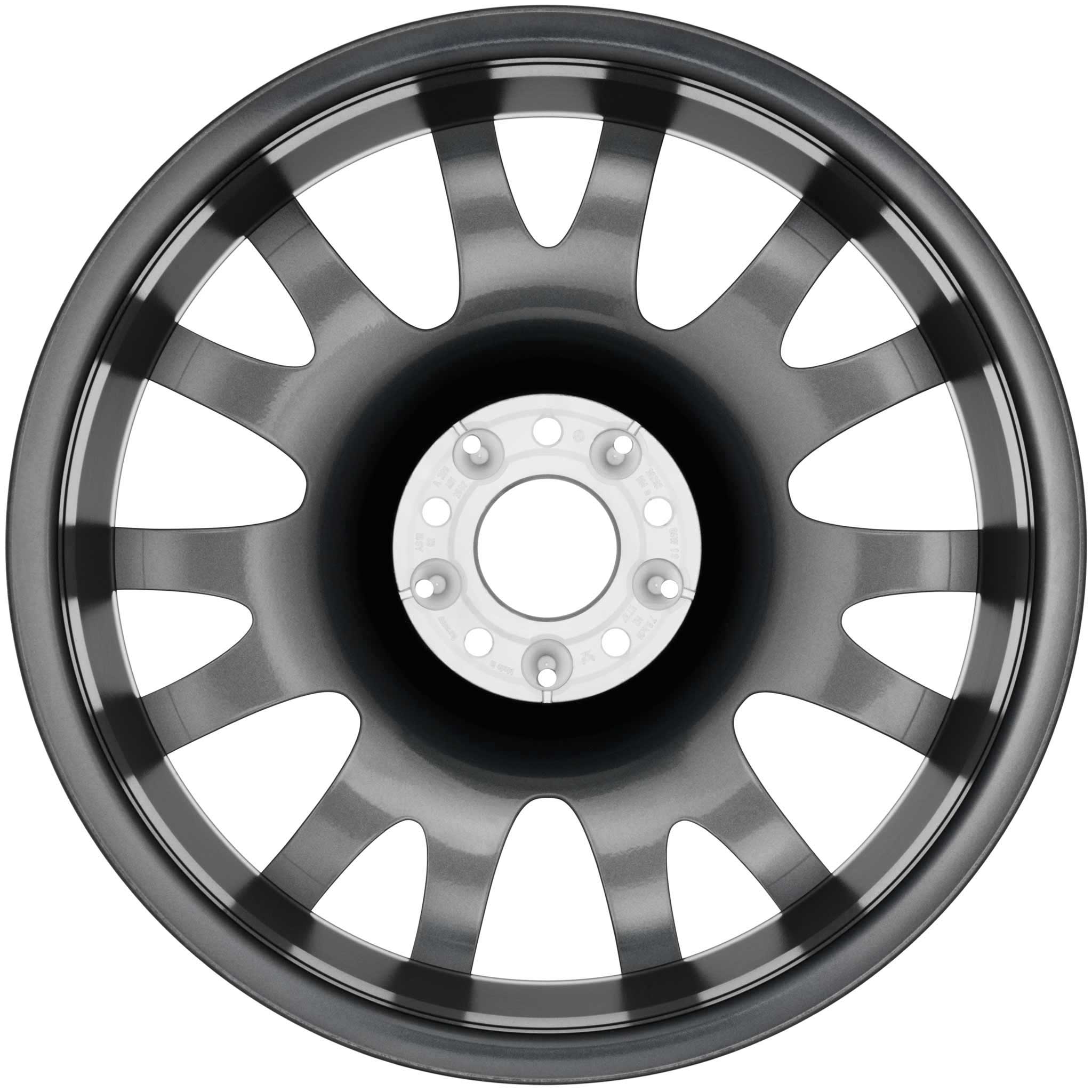 Mercedes Alresha [211-18] Himalaya Grey with High Sheen Alloy Wheel Product Image #3