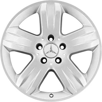 Mercedes 5 Spoke [163-17] Titanium Silver Alloy Wheel Product Image #1