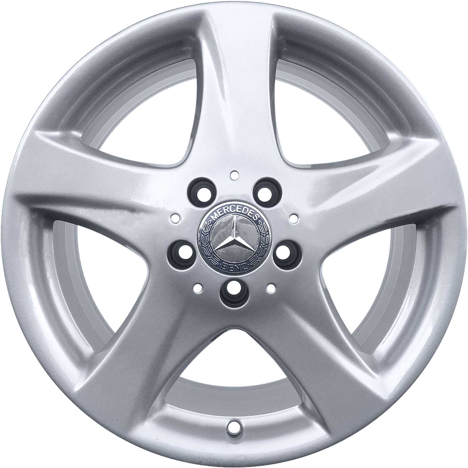 Mercedes 5 Spoke [220-17] Sterling Silver Alloy Wheel Product Image #1