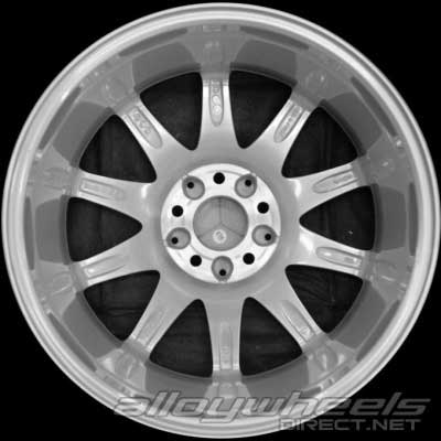 Mercedes 10 Spoke [169-17] Sterling Silver Alloy Wheel Product Image #2