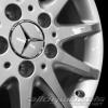 Mercedes 10 Spoke [169-17] Sterling Silver Wheel Img 3