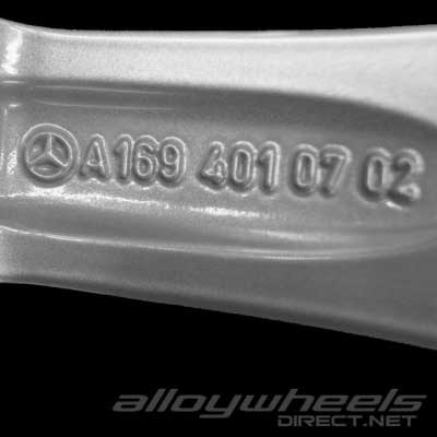 Mercedes 10 Spoke [169-17] Sterling Silver Alloy Wheel Product Image #4