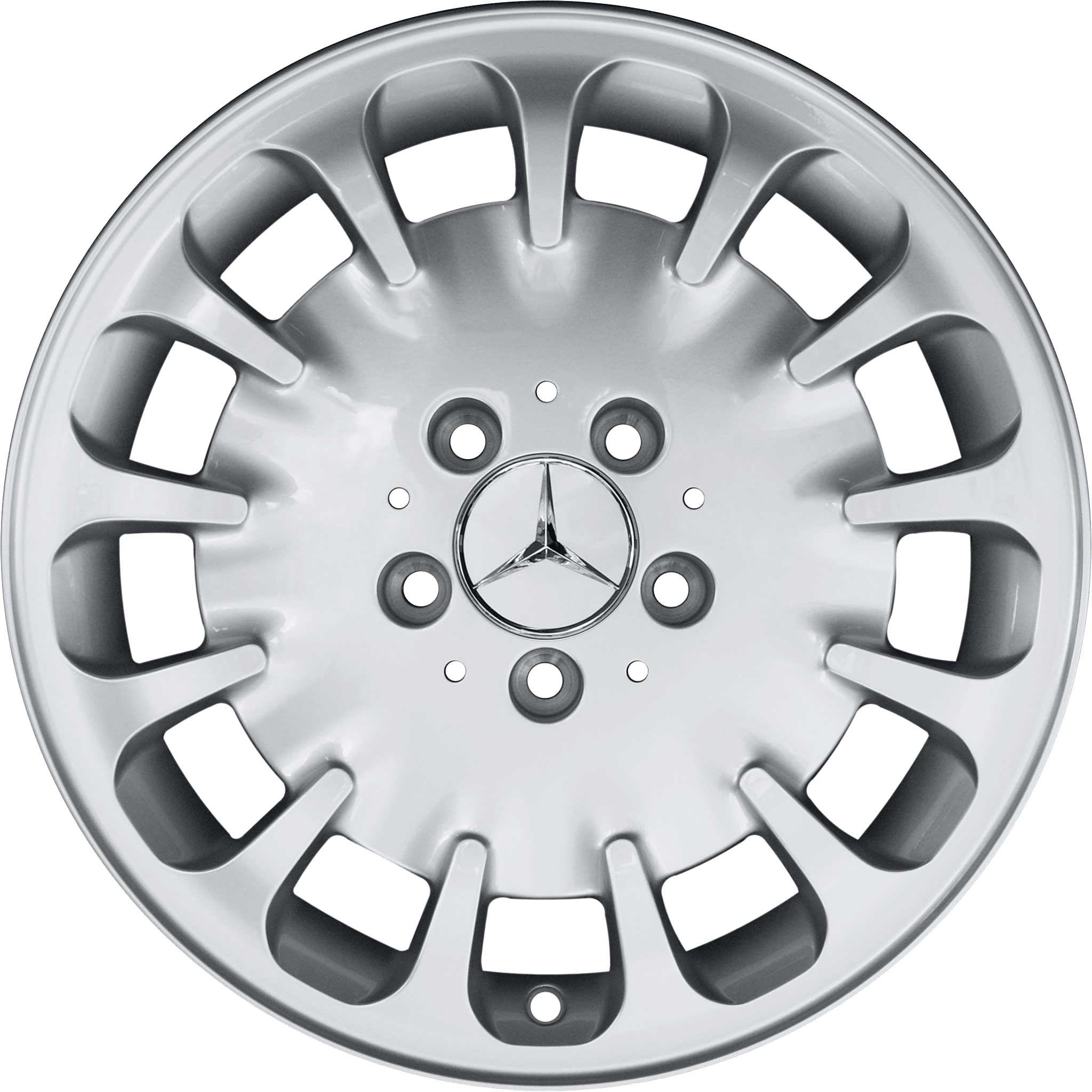 Mercedes Yilduz [211-17] Titanium Silver Alloy Wheel Product Image #1