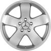 Mercedes Rucha [211-17] Titanium Silver Wheel Img 1