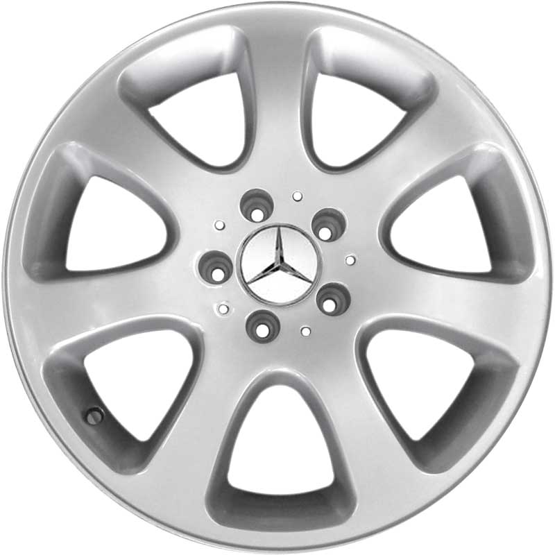 Mercedes Cygnus [209-17] Titanium Silver Alloy Wheel Product Image #1