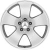 Mercedes 5 Spoke [221-17] Titanium Silver Wheel Img 1