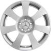 Mercedes 7 Spoke [221-17] Standard Silver with High Sheen (Forged) Wheel Img 1