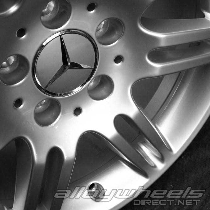 Mercedes 7 Twin Spoke [203-17] Sterling Silver Alloy Wheel Product Image #3