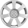Mercedes 7 Spoke [221-17] Titanium Silver Wheel Img 1