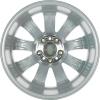 Mercedes 9 Spoke [209-17] Titanium Silver Wheel Img 3