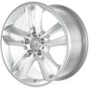 Mercedes 5 Twin Spoke [209-17] Titanium Silver Wheel Img 2