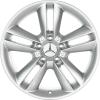 Mercedes 5 Twin Spoke [209-17] Titanium Silver Wheel Img 1